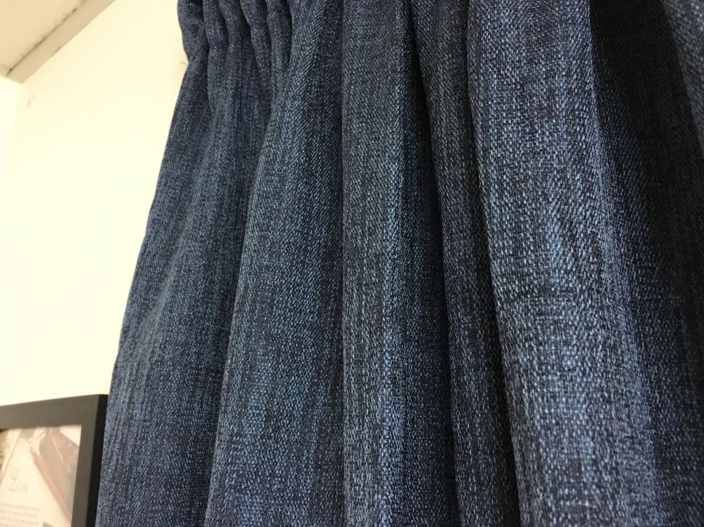 Lined Blue Readymade Curtain - 8 sizes - Colo Curtains
