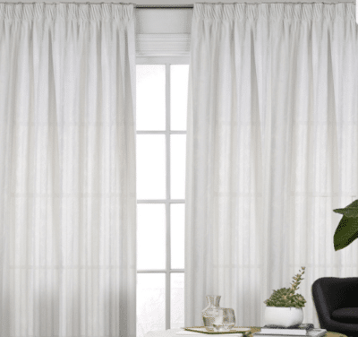 MONTE CARLO WHITE Sheer curtains - Colo Curtains